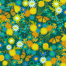 Sample Swatch of 108" Redwood Wide Quilt Back Monarch Grove
