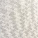 Wide quilt backing flannel fabric with a herringbone pattern in light gray on a cream background.