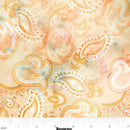 108" Gone Country Shadow Paisley Wide Quilt Back Buff