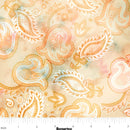 Sample Swatch of 108" Gone Country Shadow Paisley Wide Quilt Back Buff