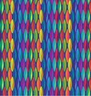 108" Kaleidoscope Metamorphosis Wide Quilt Back Dark Blue/Multi