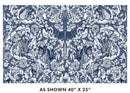 108" Mythic Forest Wide Quilt Back Blue
