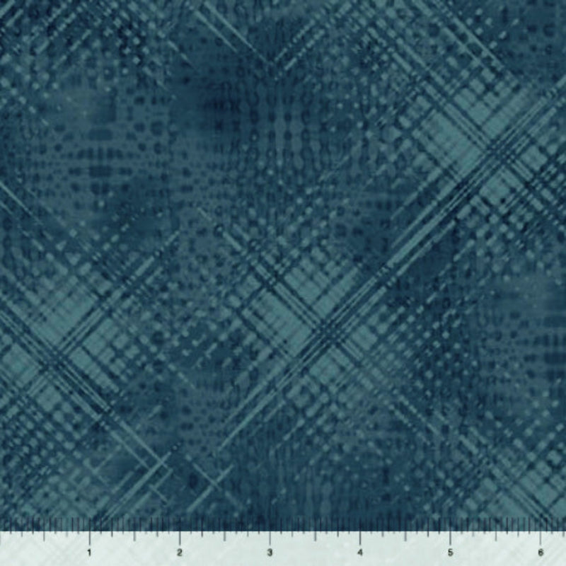 108" Vertex Wide Quilt Back Blue