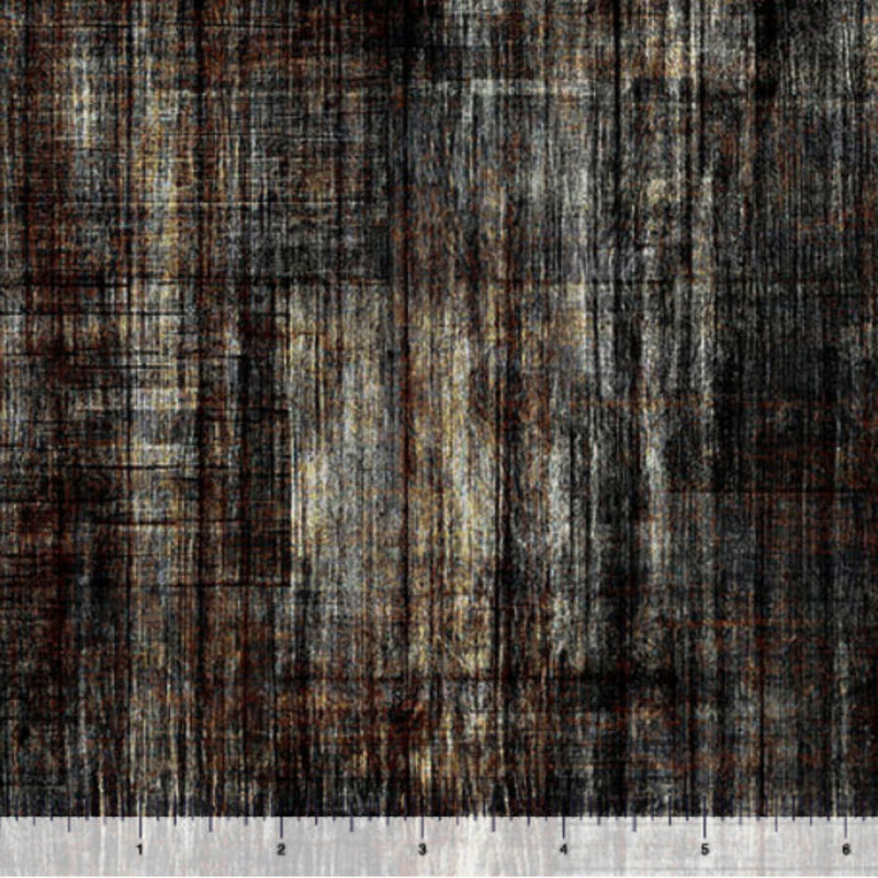 Sample Swatch of 108" Into the Woods Wide Quilt Back Charcoal