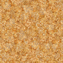 Carmel colored wide quilt backing fabric with a bohemian abstract design.