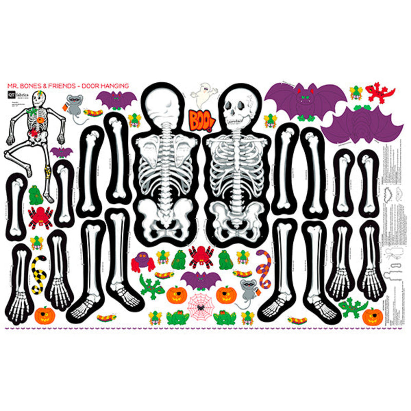 59" / 60" Mr. Bones Skeleton Panel