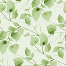 108" Eden Wide Quilt Back Leaf