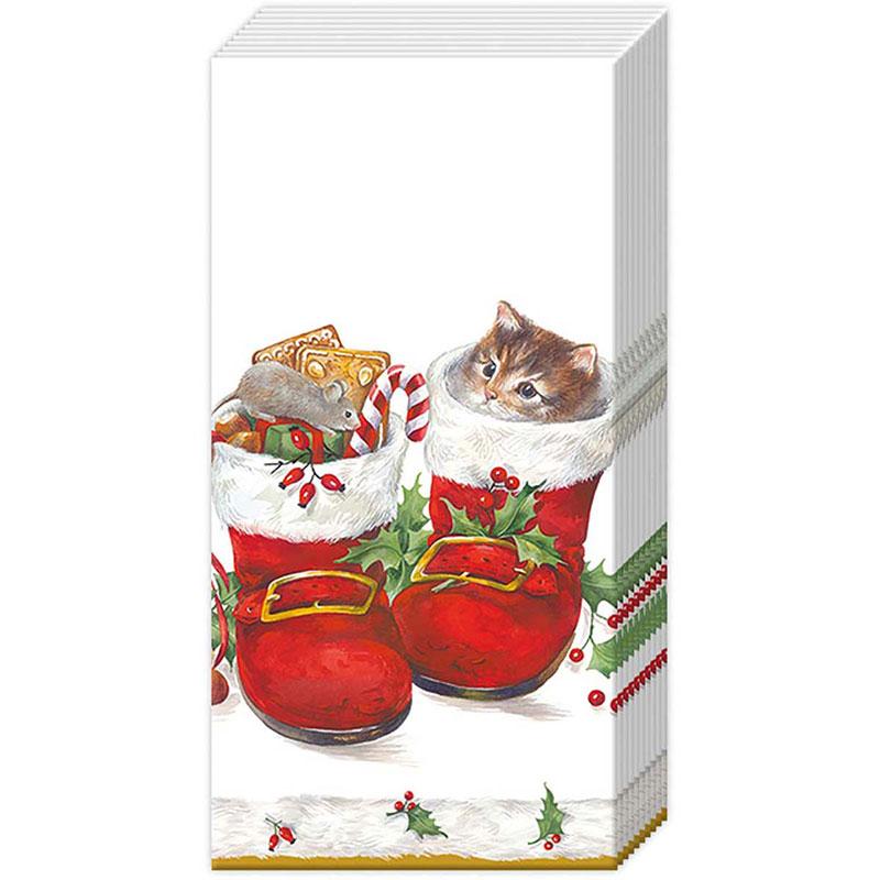 Sweet Christmas Boots Travel Tissues
