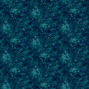 Wide quilt backing fabric with tone on tone blue-green textured pattern. 