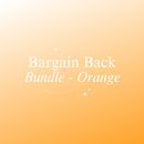 Bargain Back Bundle of Orange Wide Quilt Backs