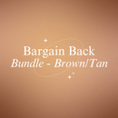 Bargain Back Bundle of Brown/Tan Wide Quilt Backs
