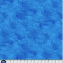 Blue wide quilt backing fabric with a  tone on tone textured look.