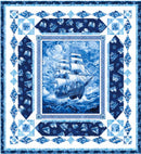 Ocean Blues Sea Worthy Quilt Kit Including Wide Back
