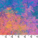 Sample Swatch of 108" Harmony Texture Wide Quilt Back Rainbow