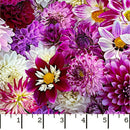 Sample Swatch of 108" Razzle Wide Quilt Back Purple/Multi