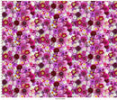 Sample Swatch of 108" Razzle Wide Quilt Back Purple/Multi