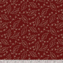 108" Holly Wide Quilt Back Red