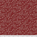 108" Holly Wide Quilt Back Brick Red