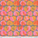 108" Palm Leaves Wide Quilt Back by Kaffe Fasset Pink