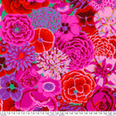 Sample Swatch of 108" Bekah Kaffe Fassett Collective Wide Quilt Back Magenta