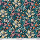 108" Golden Lily Wide Quilt Back by Morris & Co. Teal