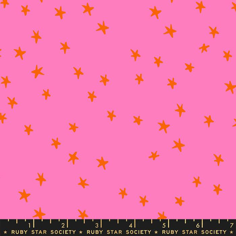 108" Starry Wide Quilt Back Pink