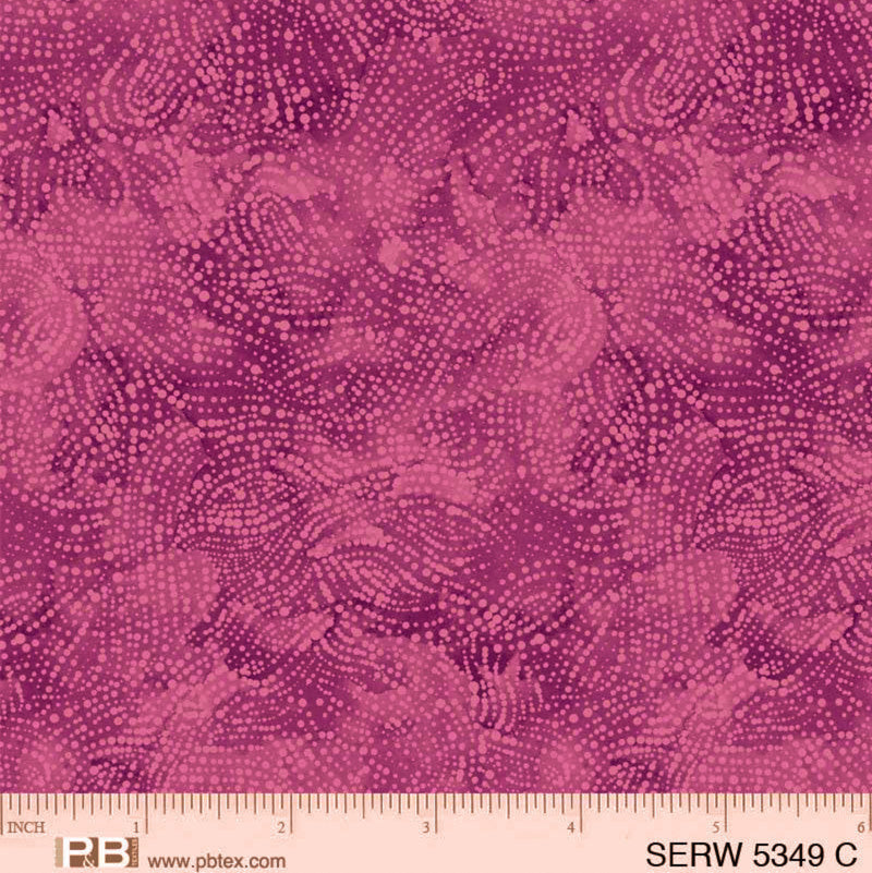 108" Serenity Wide Quilt Back Purple