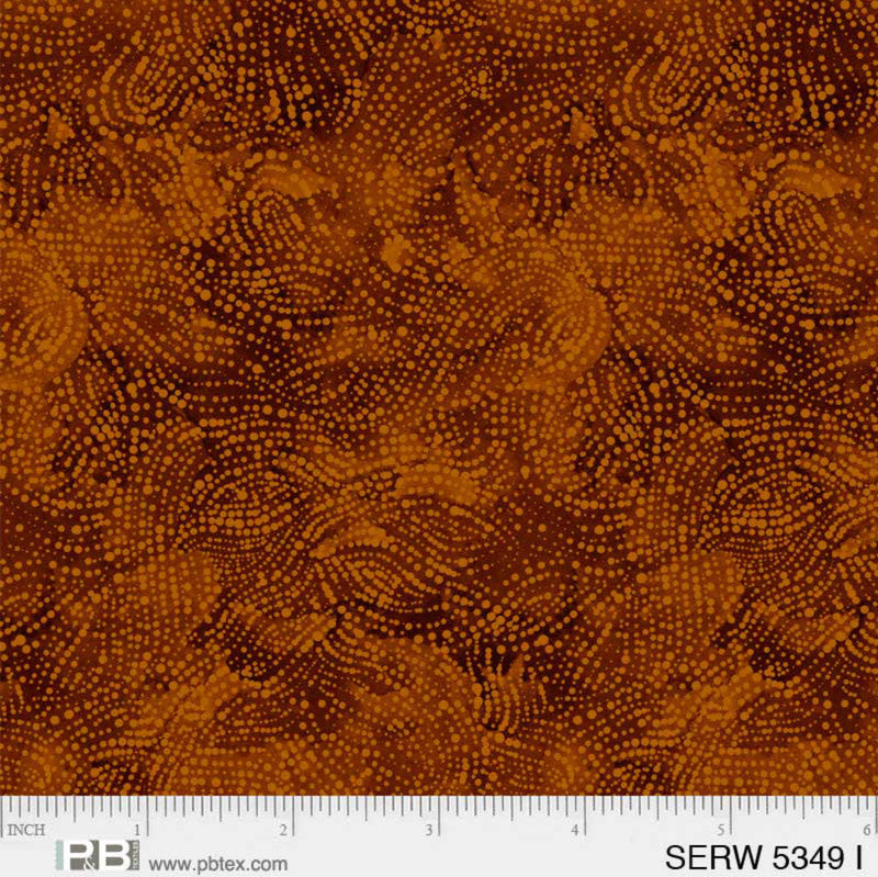 108" Serenity Wide Quilt Back Rust