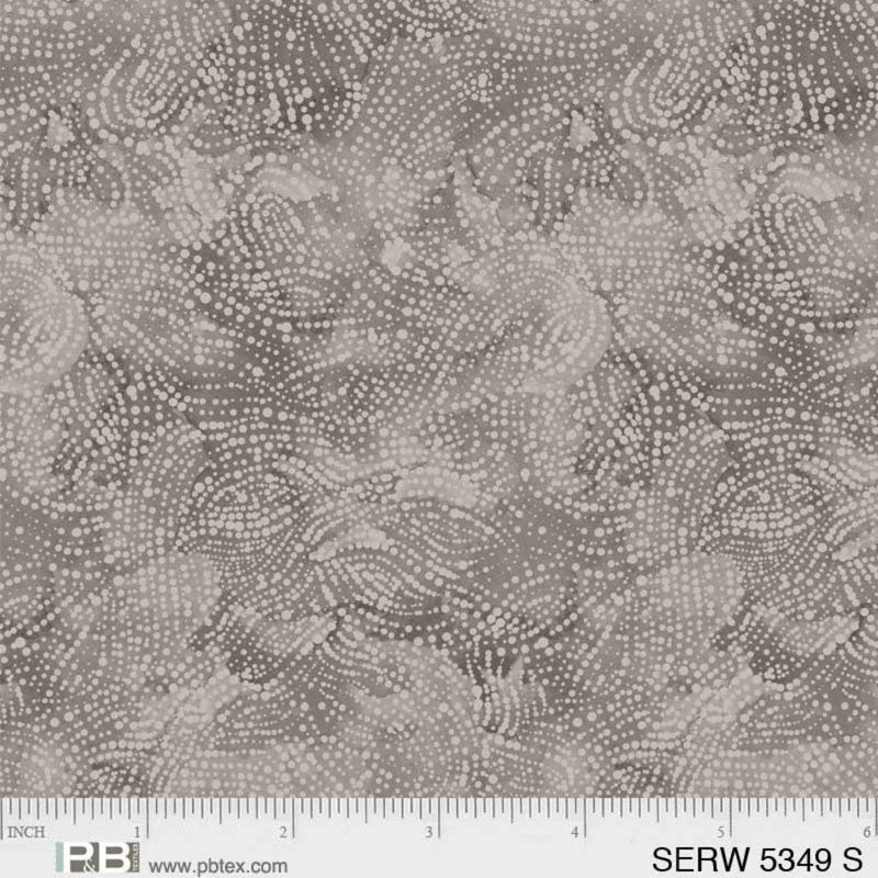 108" Serenity Wide Quilt Back Silver