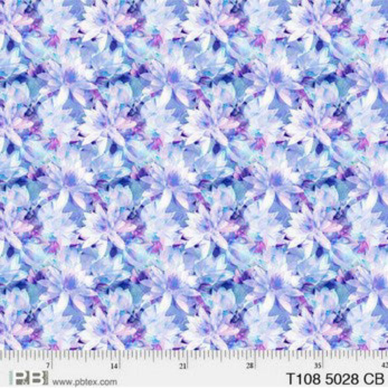 108" Translucence Wide Quilt Back Purple/Blue