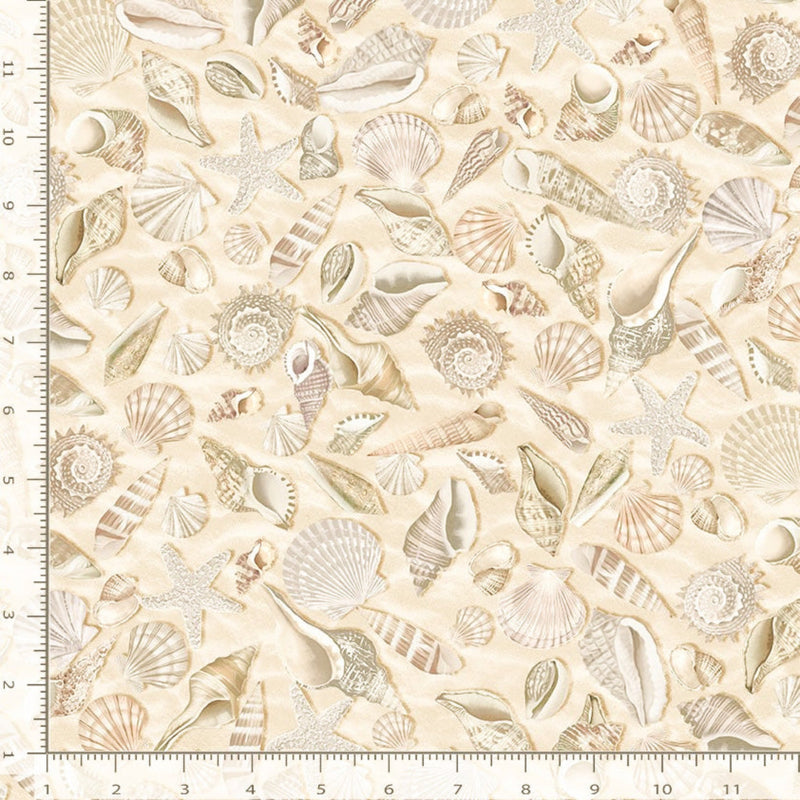 108" Shells Wide Quilt Back Shell