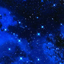 108" Galaxy Extra Wide Quilt Back  Blue
