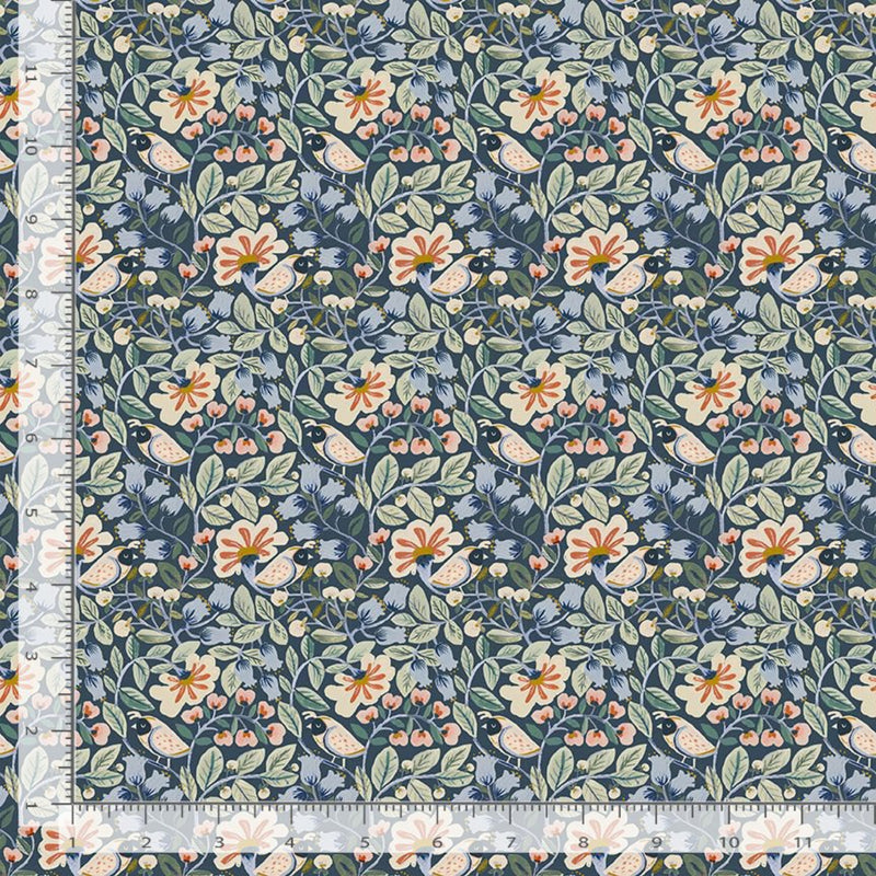 108" Finches Wide Quilt Back Multi