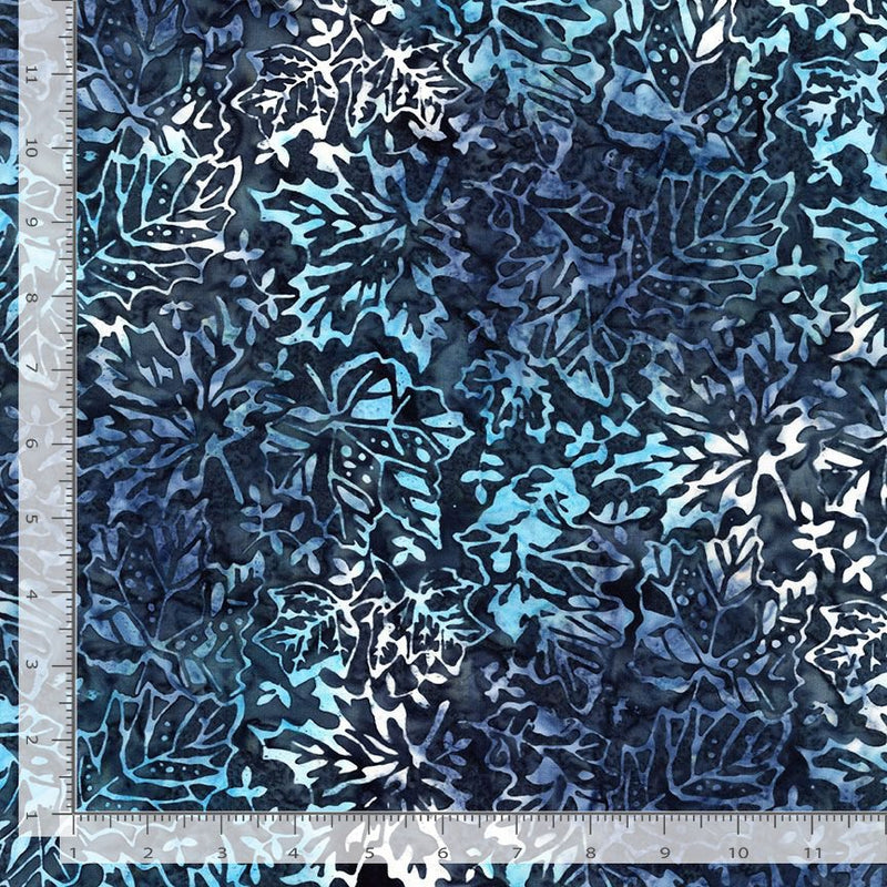 106" Autumn Leaves Extra Wide Tonga Batik Quilt Back Mountain