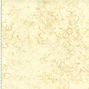 Textured beige batik fabric pattern with small floral or leaf-like shapes