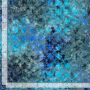 106" Connected Circle Extra Wide Tonga Batik Quilt Back Lake