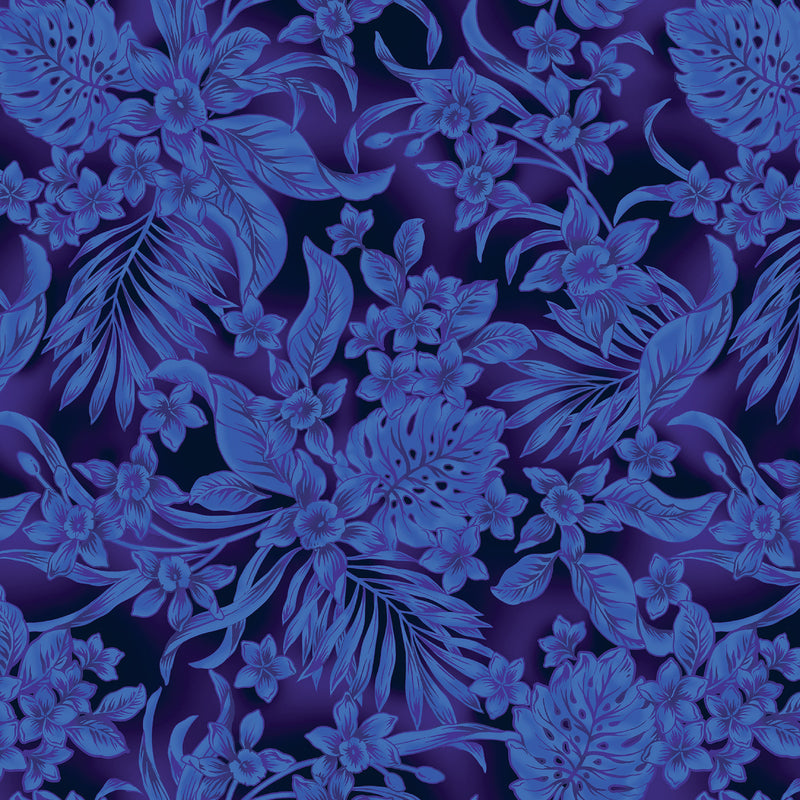 Clearance! 108" Oasis Wide Quilt Back Indigo
