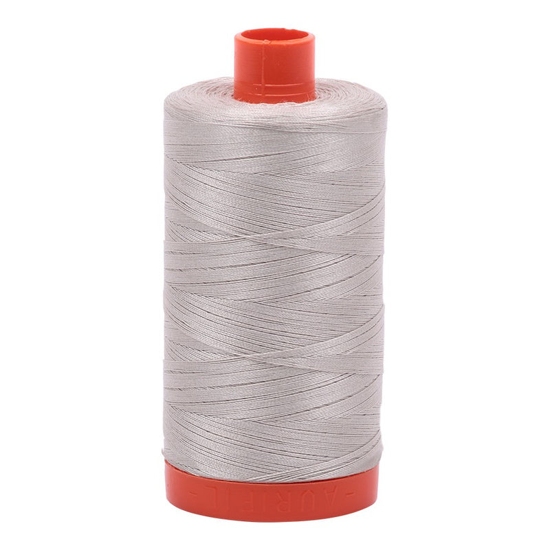 Aurifil Mako Cotton Thread Solid 50wt 1422yds Moondust