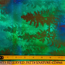 108" Forest Trees Extra Wide Quilt Back Green