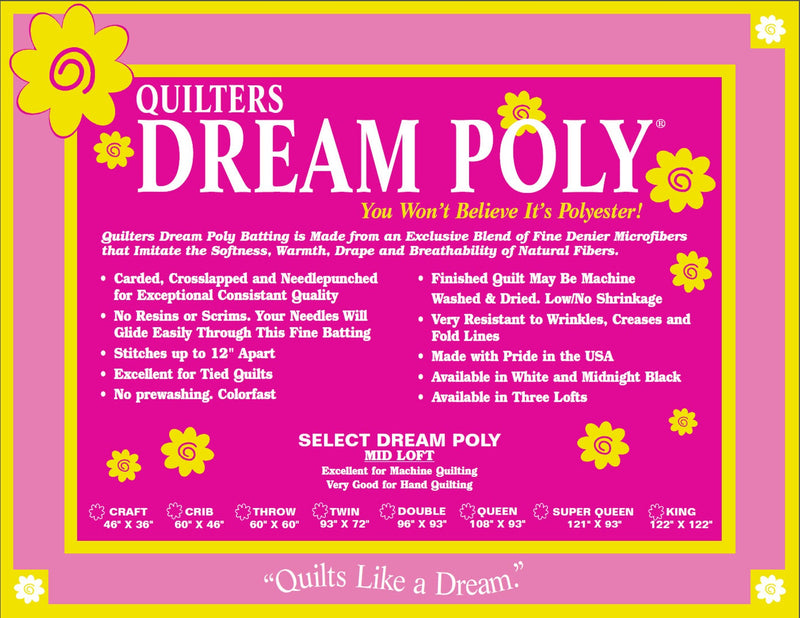 Quilters Dream Poly Batting Select Loft