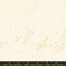 108" Speckled Metallic Wide Quilt Back White Gold by Rashida Coleman Hale for Ruby Star Society