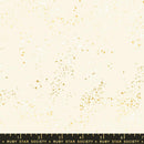 108" Speckled Metallic Wide Quilt Back White Gold by Rashida Coleman Hale for Ruby Star Society