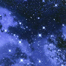 108" Galaxy Extra Wide Quilt Back  Blue